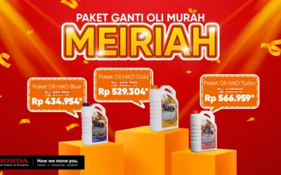 Promo Paket Ganti Oli MEIRIAH dari Honda Bintang Tabanan: Bikin Mesin Sehat, Dompet Tetap Hemat