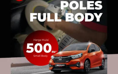 Bersihkan Penampilan Mobilmu! Promo Poles Full Body Mulai 500 Ribu di Honda Bintang Tabanan